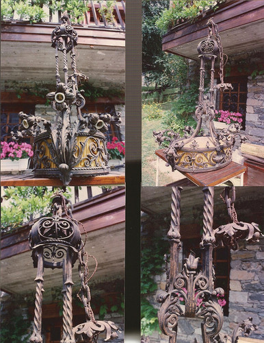Lampadario ferro battuto di - lampadario,