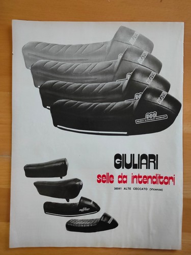 Pubblicità giuliani selle - pubblicità,