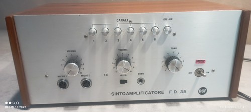 Sintoamplificatore fd35 rcf - sintoamplificatore,